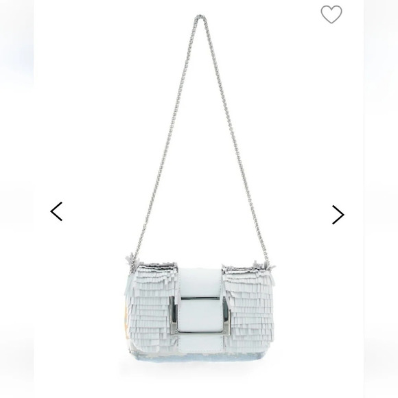 Sam Edelman Fringed Annabell mini  crossbody bag - Picture 2 of 16